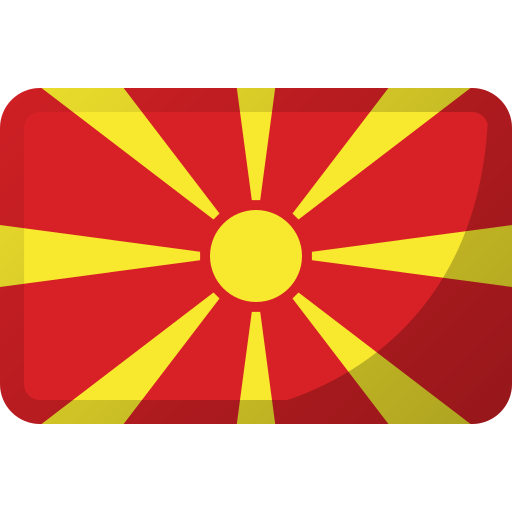 North Macedonia flag